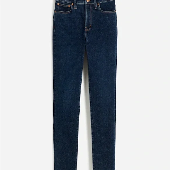 Madewell Women's Dark Blue Skinny Jeans - Picture 9 of 10